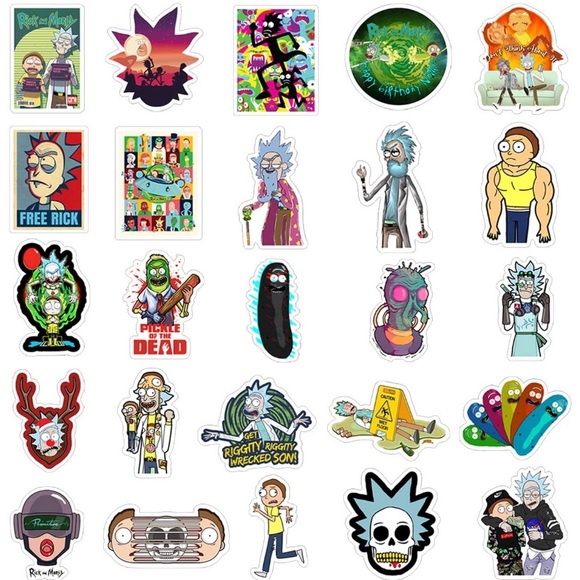 25 Rick & Morty stickers - Picture 2 of 2